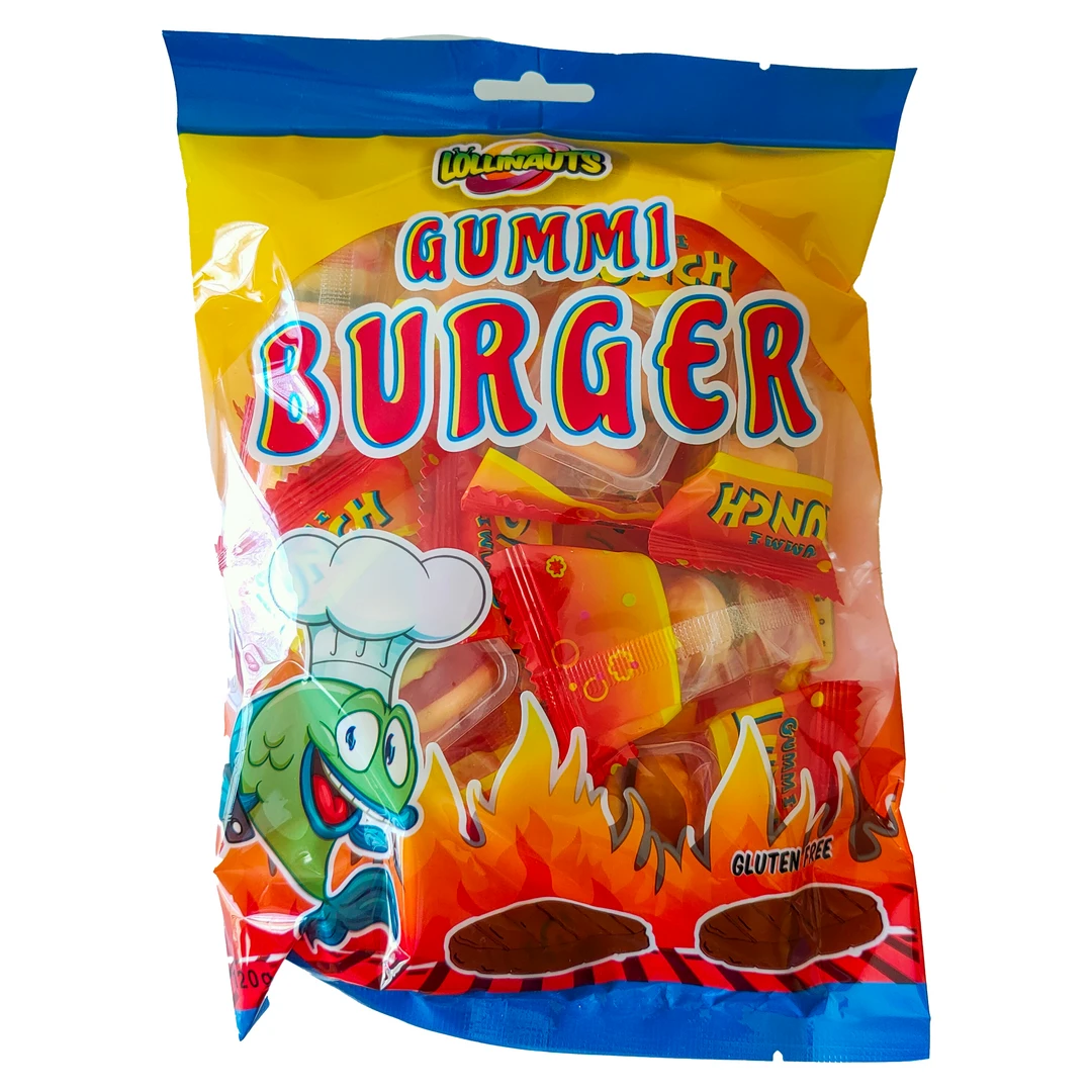 Not Specified Lollinauts Gummy Burger 120g Novelty 3 Not Specified Lollinauts Gummy Burger 120g Novelty