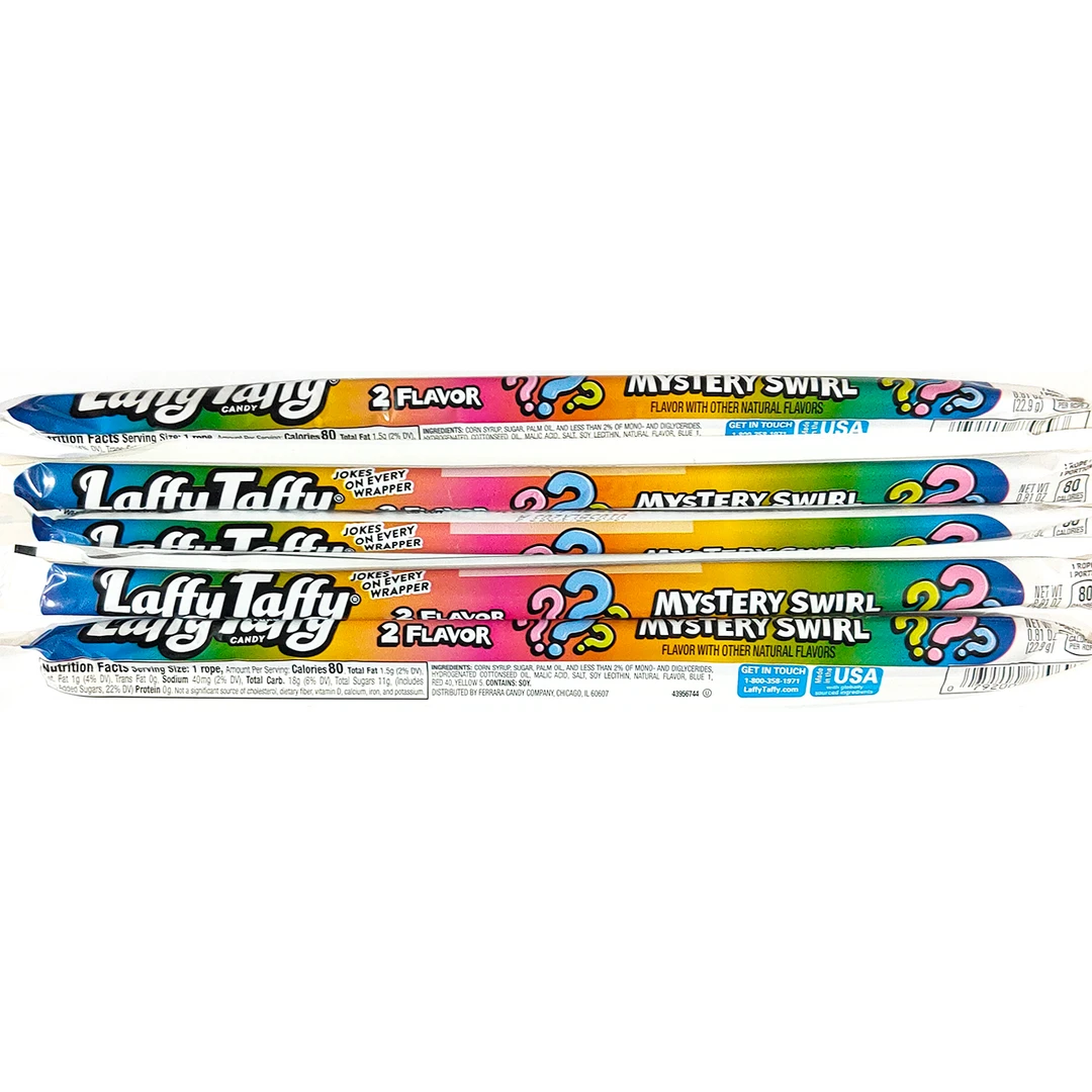 Not Specified Laffy Taffy - Mystery Swirl American Candy 3 Not Specified Laffy Taffy - Mystery Swirl American Candy