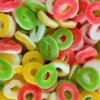 Not Specified Colourful Rings Sour Cake Decorations