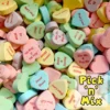 Not Specified Conversation Hearts 100g (Pick N Mix)
