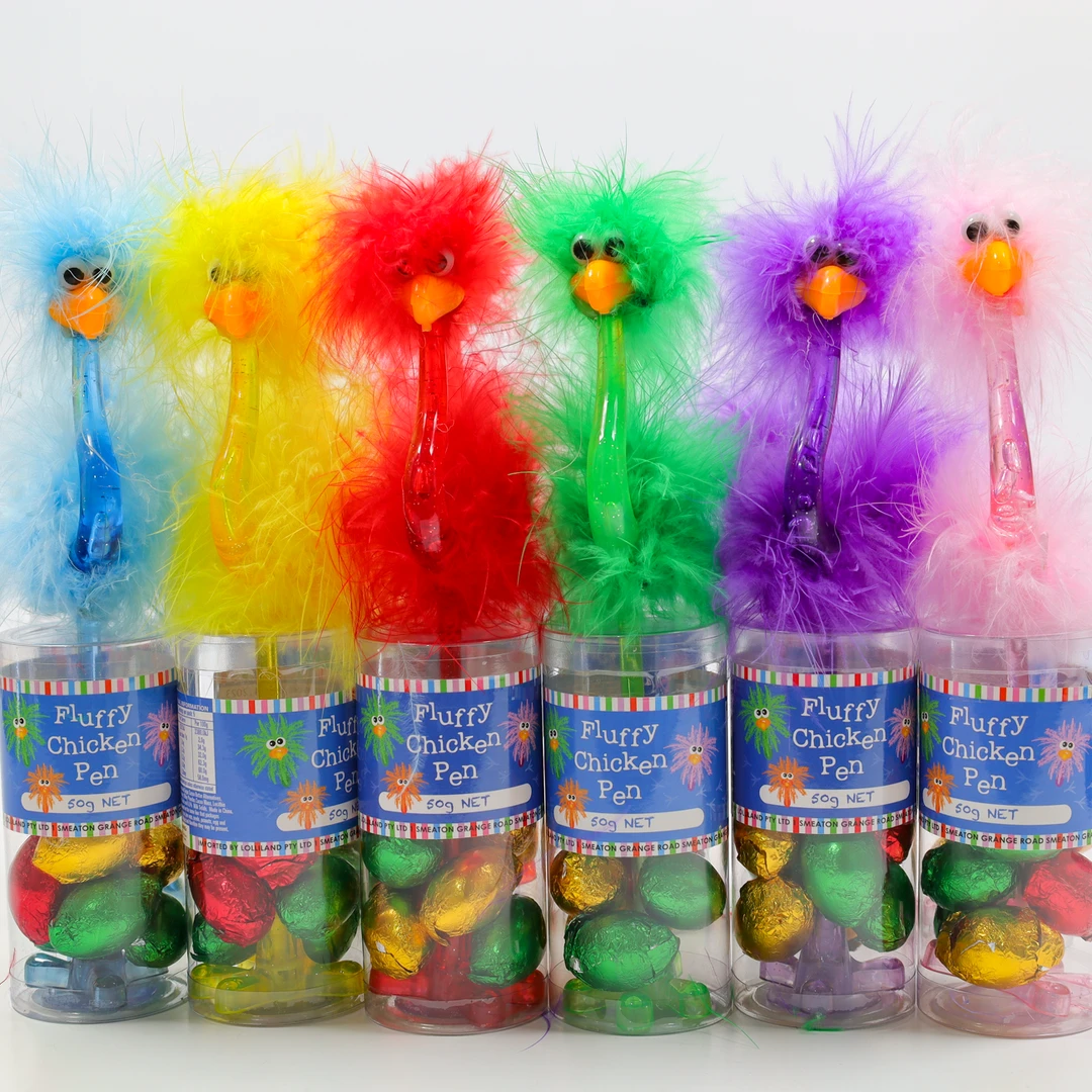 Not Specified Fluffy Chicken Pen W/eggs 50g Easter 3 Not Specified Fluffy Chicken Pen W/eggs 50g Easter