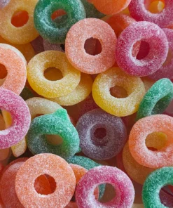 LollyShop Fruit Rings Kiwi Favourites