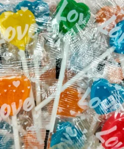 Not Specified Heart Lollipops 12g Gluten Free