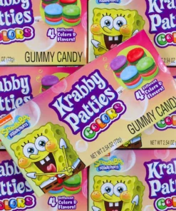 Not Specified Spongebob Krabby Patties Colours 72g American Candy