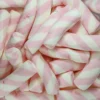 Not Specified Mallow Poles Swirled Pink & White 120g Gluten Free