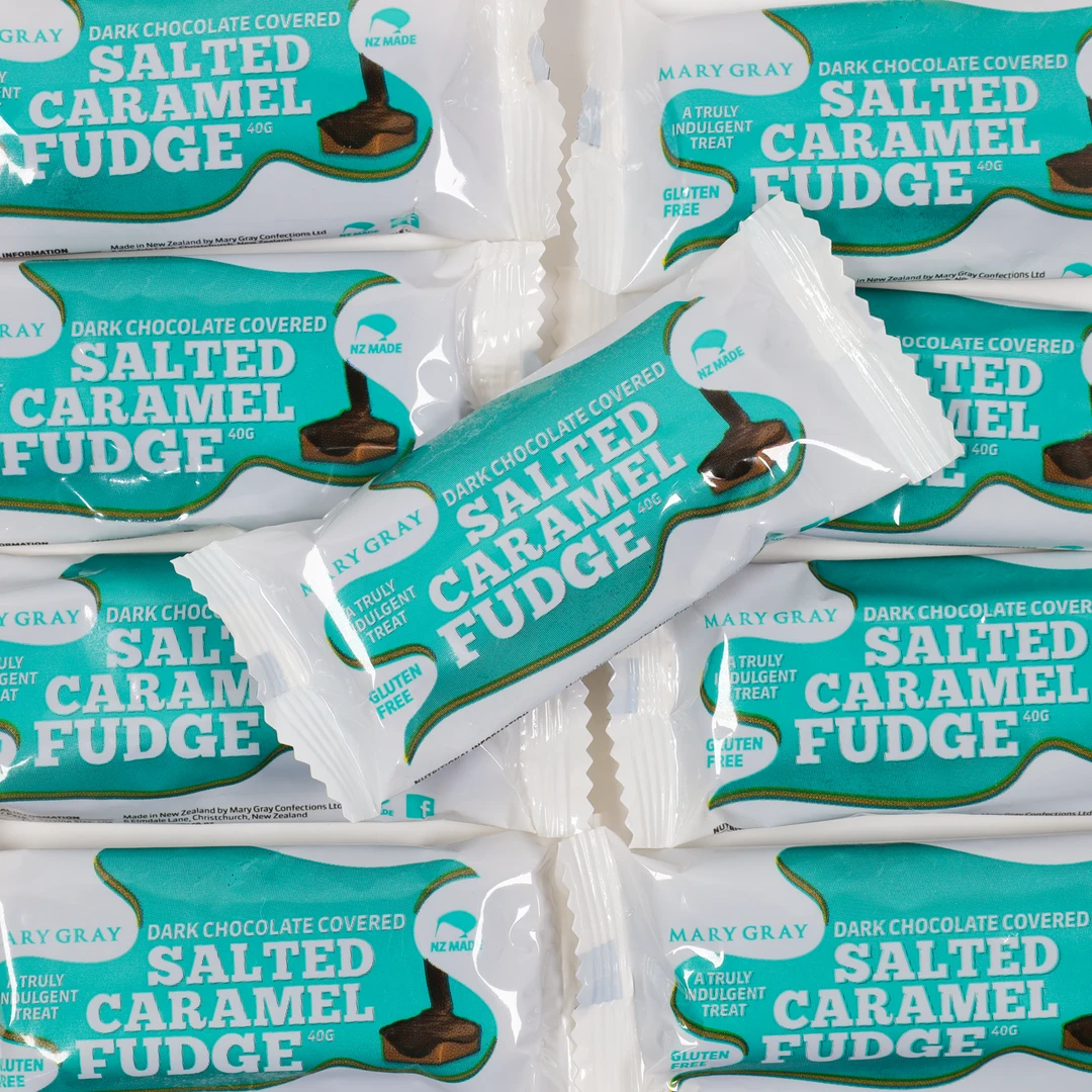 Salted Caramel Fudge Bar Mary Gray 40g 3 Salted Caramel Fudge Bar Mary Gray 40g