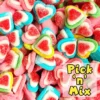 Not Specified Rainbow Hearts 100g (Pick N Mix)