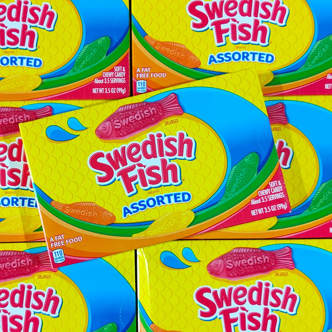 Not Specified Swedish Fish Assorted 99g 3 Not Specified Swedish Fish Assorted 99g